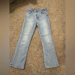 Levi’s ankle crop flare jeans